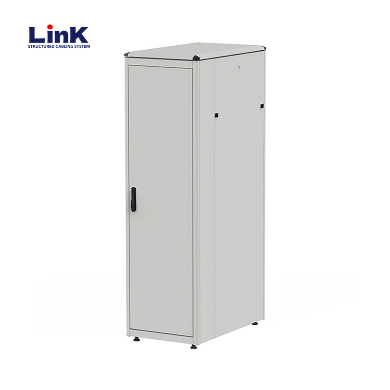 Adjustable 19" Powder-coated Outdoor Cabinet Server Rack with IP55 Rating