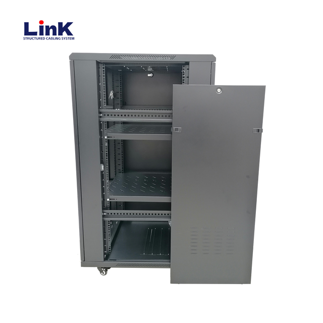 42u Floor Standing Server rack Cabinet with Adjustable Rails Data center cabinet with lock