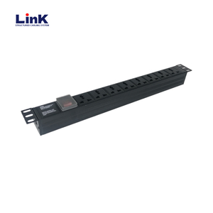 Switched Automatic Transfer Switch Redundant 24-Port Ethernet Switch with PDU and Surge Protection