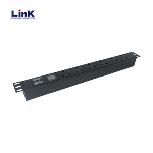 Power Distribution Unit Rack Mount Intelligent PDU 16A 8-Outlet Rack-Mount PDU with Overload Protection