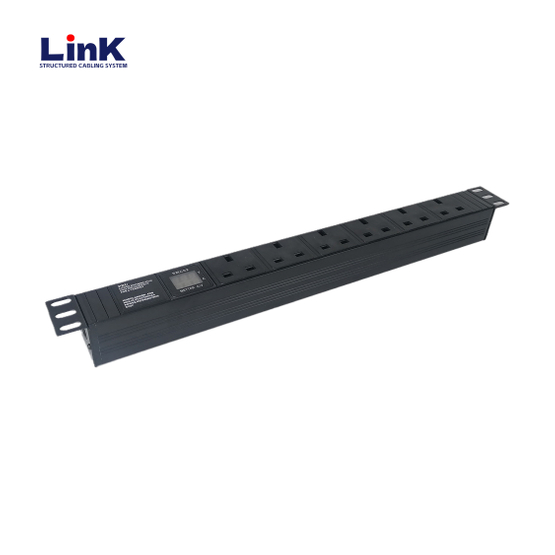 Power Distribution Unit Rack Mount Intelligent PDU 16A 8-Outlet Rack-Mount PDU with Overload Protection