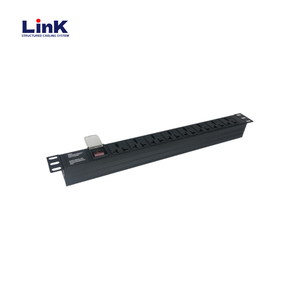 Dual Circuit Modular Customizable Vertical 16A PDU with 8 Outlets and Circuit Breaker