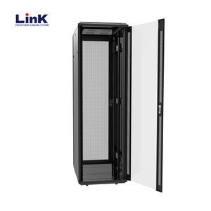 42u Enclosed Rack Mount Enclosure Server Rack with Removable Side Panels And Multiple Cable Entry Points